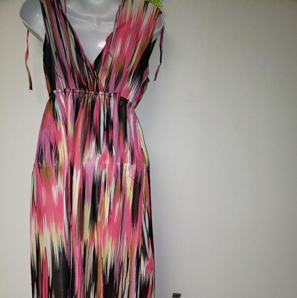 💕💚Maxi Sleeveless Dress (Multi-colored) 👗 ➡New! - Picture 2 of 3